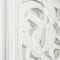 American Art D&#xE9;cor&#x2122; 30&#x22; White Hand-Carved Wood Medallion Wall Art D&#xE9;cor